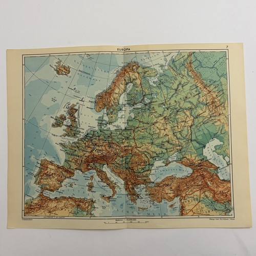 Mappa storica europa ed - storica,