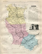Mappa originale antica Francia