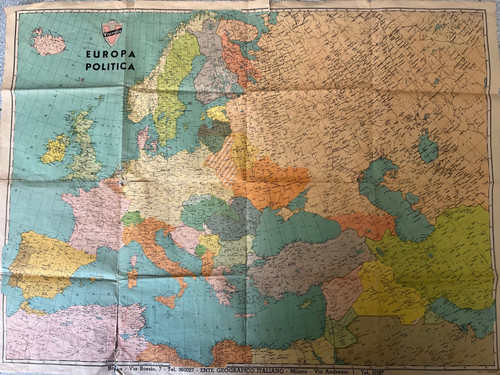 Mappa rara europa - rara,