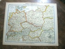 antica mappa EUROPA POLITICA