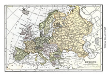 Poster Mappa Politica Europa