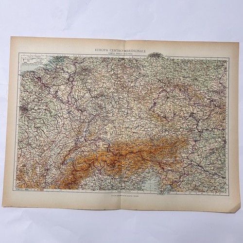 Carta europa centro - europa,