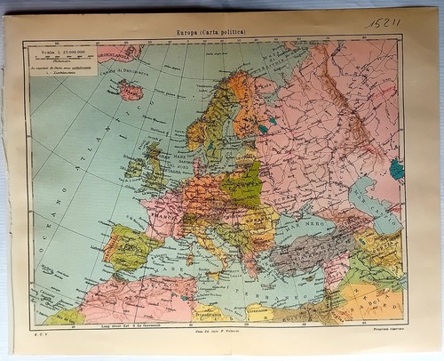 15211 mappa europa carta - europa, (carta