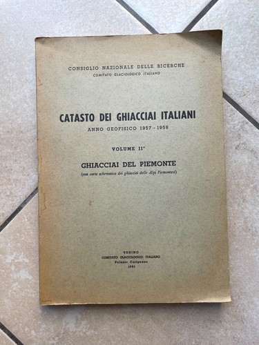 Catasto dei ghiacciai - , italiani