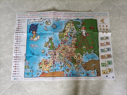 Mappa cartina unione europea - /,