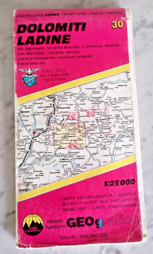 1989 mappa pianta - mappa,